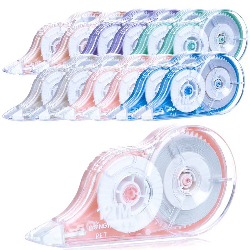 DOSEWART Correction Tape, 12 Pack Correction Tape Dispenser, Easy to Use Applicator for Instant Corrections, Study Supplies and Office Products, 144mx5mm - Image 1
